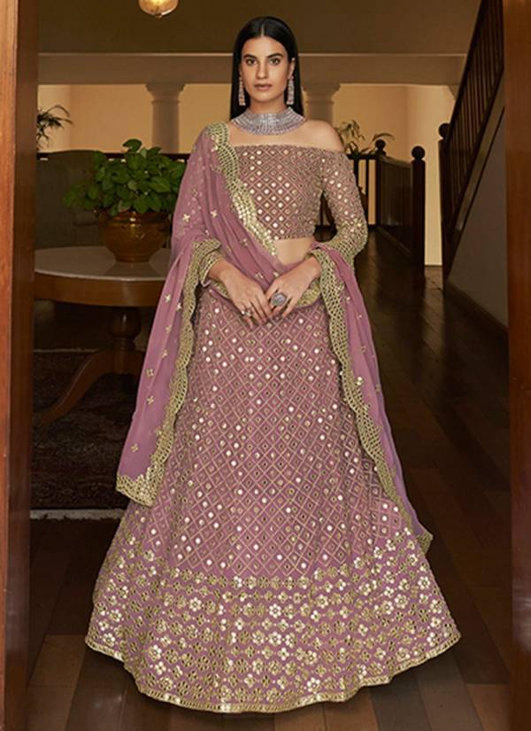 Arya Royal Saga Heavy Wedding Wear Georgette Heavy Work Wedding Wear Latest Lehenga Choli Collection